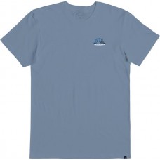 Quiksilver Men's Late Drop MT0 Faded Denim T-Shirt