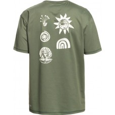 Quiksilver Men's Mix Surf Short Sleeve Thyme T-Shirt