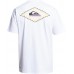 Quiksilver Men's Mystic Session Short Sleeve Surf White T-Shirt Quiksilver Men's Mystic Session Short Sleeve Surf White T-Shirt