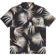 Quiksilver Men's Pop Tropic Short Sleeve Woven Tarmac Shirt Quiksilver Men's Pop Tropic Short Sleeve Woven Tarmac Shirt