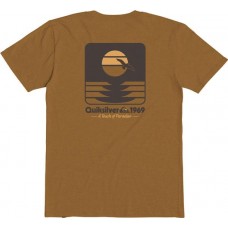 Quiksilver Men's Sunset Now Mod Short Sleeve Adobe Heather T-Shirt