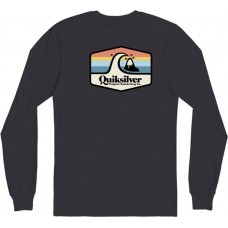 Quiksilver Men's Town Hall Long Sleeve Iron Gate T-Shirt Quiksilver Men's Town Hall Long Sleeve Iron Gate T-Shirt