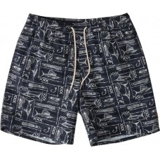 Quiksilver Men's Waterman BWF Swim Black Shorts
