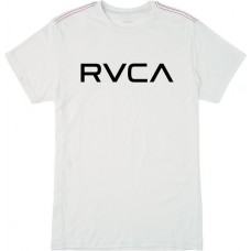 RVCA Men's Big RVCA Short Sleeve Graphic Antique White T-Shirt