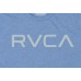 RVCA Men's Big RVCA Short Sleeve Graphic Ash Blue/Green Tea T-Shirt
