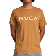 RVCA Men's Big RVCA Short Sleeve Graphic Camel T-Shirt