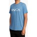 RVCA Men's Big RVCA Short Sleeve Graphic French Blue T-Shirt