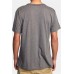 RVCA Men's Big RVCA Short Sleeve Graphic Smoke Black T-Shirt