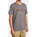 RVCA Men's Big RVCA Short Sleeve Graphic Smoke Black T-Shirt