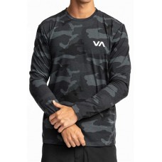 RVCA Men's Sport Vent Long Sleeve Camo T-Shirt