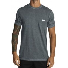 RVCA Men's Sport Vent Shirt Sleeve Charcoal Heather T-Shirt RVCA Men's Sport Vent Shirt Sleeve Charcoal Heather T-Shirt