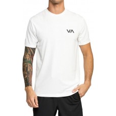 RVCA Men's Sport Vent Shirt Sleeve White T-Shirt