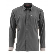 Simms Men's Intruder BiComp Long Sleeve Slate Shirt Simms Men's Intruder BiComp Long Sleeve Slate Shirt