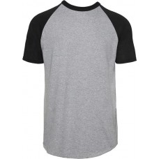 Soffe Men's Baseball Athletic Oxford/Black T-Shirt Soffe Men's Baseball Athletic Oxford/Black T-Shirt