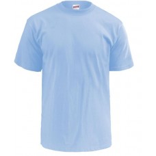 Soffe Men's Midweight Cotton Lt Blue T-Shirt