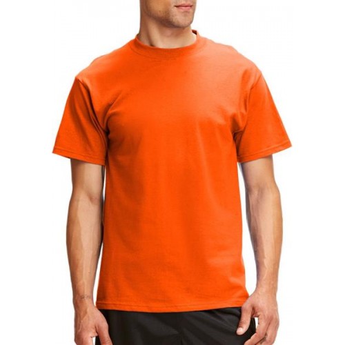 Soffe Men's Midweight Cotton Orange T-Shirt Soffe Men's Midweight Cotton Orange T-Shirt