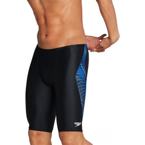 Speedo Men's Coded Riff Blue Jammer Speedo Men's Coded Riff Blue Jammer