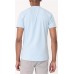 SWET Tailor Men's Cotton Stretch Light Blue T-Shirt