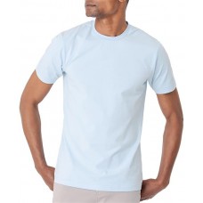 SWET Tailor Men's Cotton Stretch Light Blue T-Shirt