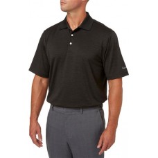 Walter Hagen Men's Core Space Dye Golf Black Polo