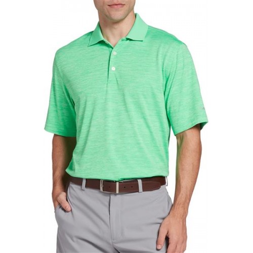 Walter Hagen Men's Core Space Dye Golf Electro Green Polo Walter Hagen Men's Core Space Dye Golf Electro Green Polo
