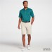 Walter Hagen Men's Core Space Dye Golf Pacific Teal Polo Walter Hagen Men's Core Space Dye Golf Pacific Teal Polo