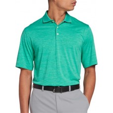 Walter Hagen Men's Core Space Dye Golf Waterslide Green Polo