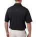 Walter Hagen Men's Essential Texture Stripe Golf Black Polo