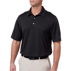 Walter Hagen Men's Essential Texture Stripe Golf Black Polo