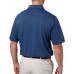 Walter Hagen Men's Essential Texture Stripe Golf Navy Polo