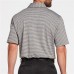 Walter Hagen Men's Perfect 11 Majors Bar Stripe Golf Lt Htr Grey/Med Htr Grey Polo