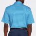 Walter Hagen Men's Perfect 11 Majors Bar Stripe Golf Nobility Blue/Daybreak Polo