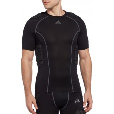 Adidas Adult Techfit Padded Football Black Shirt