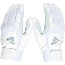 adidas Adult Trilogy Series Batting White Gloves