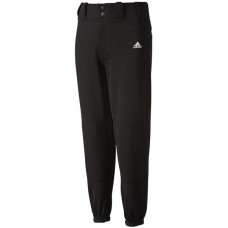 adidas Boys' Incite Closed Bottom Baseball Black Pants