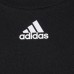 adidas Boys' Triple Stripe 3/4 Sleeve Tech Baseball Practice Black Shirt