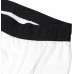 adidas Boys' Triple Stripe Sliding White Shorts