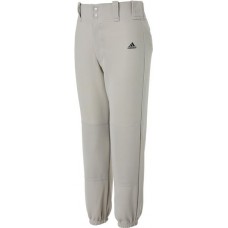 adidas Boys' Triple Stripe Traditional Baseball Baseball Grey Pants
