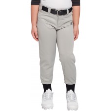 adidas Girls' Destiny Softball Grey Baseball Pants