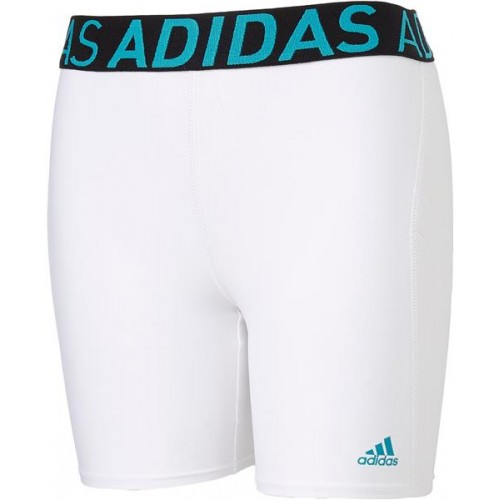 adidas Girls' Softball Sliding White Shorts adidas Girls' Softball Sliding White Shorts