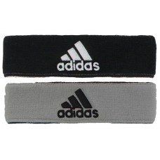 adidas Interval Reversible Headband - Black/Gray 2