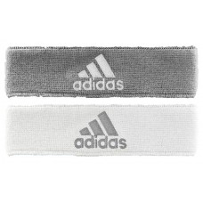 adidas Interval Reversible Headband - Gray/White 2