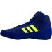 adidas Kids' HVC 2 Wrestling Navy/Yellow Shoes adidas Kids' HVC 2 Wrestling Navy/Yellow Shoes