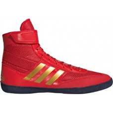 adidas Men's Combat Speed V Wrestling Red/Gold Shoes