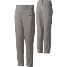 adidas Men's Incite Open Bottom Baseball Grey Pants