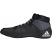 adidas Men's Mat Hog 2.0 Wrestling Black/Grey Shoes adidas Men's Mat Hog 2.0 Wrestling Black/Grey Shoes