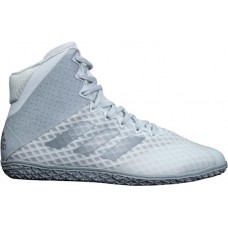 adidas Men's Mat Wizard Hype Wrestling White/Silver Shoes