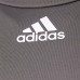 adidas Men's Triple Stripe 3/4 Sleeve Tech Baseball Practice Grey Shirt