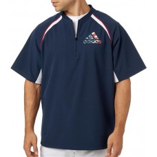 adidas Men's Triple Stripe America Baseball Navy Jacket