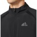 adidas Men's Triple Stripe Long Sleeve Baseball Black/White Jacket adidas Men's Triple Stripe Long Sleeve Baseball Black/White Jacket